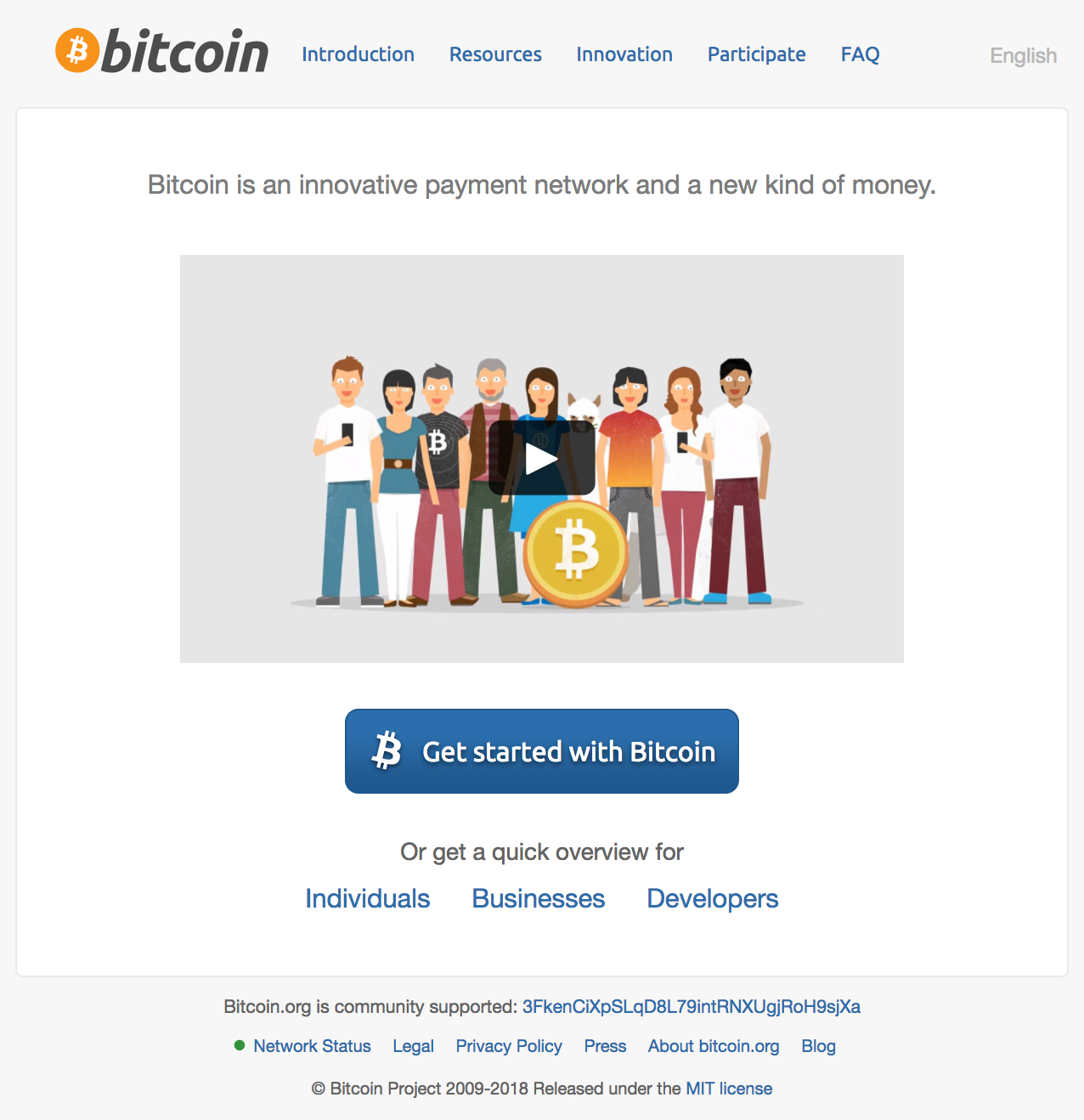 Redesigning bitcoin.org